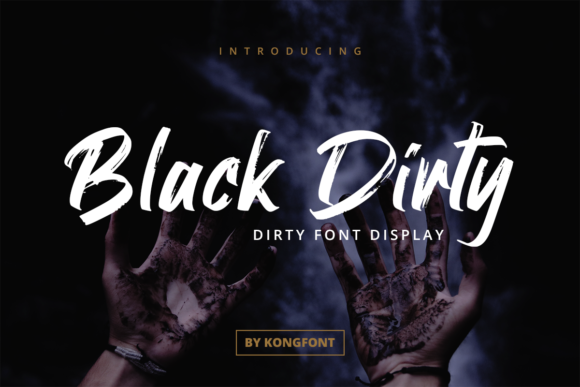 Black Dirty: A Playful Script Font for Modern Web Design