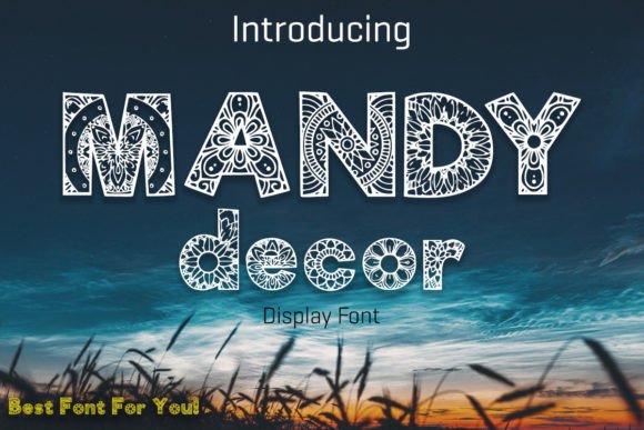 Boost Your Brand with Mandy Decor Font