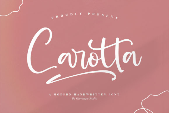 Carotta - A Modern Handwritten Font for Web Design