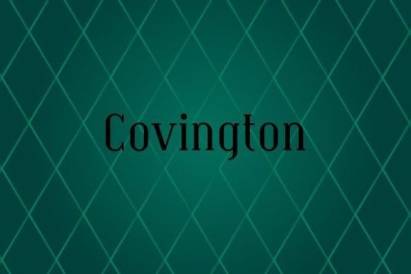 Covington Serif Font Review for Branding Projects