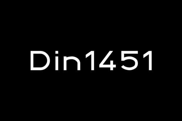 DIN 1451: A Modern Sans Serif Font for Professional Editorial Design