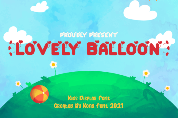Enhance Your Editorial Design with the Lovely Balloon Font