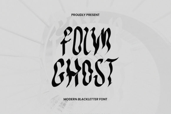Folm Ghost: A Modern Blackletter Font for Branding