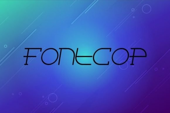 Fontcop: A Modern Typeface for Impactful Campaigns