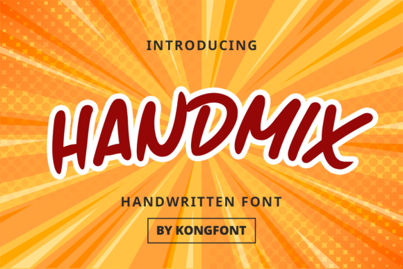Handmix Font for Business Branding and Design