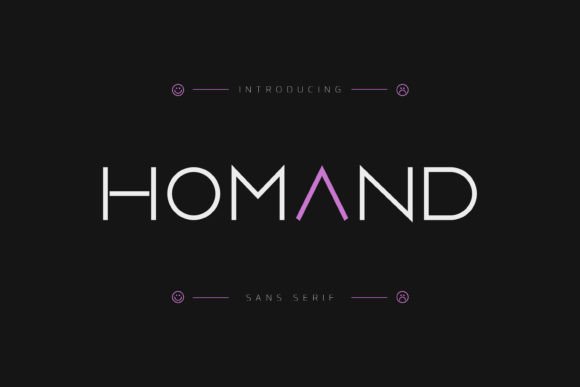 Homand: A Modern Sans Serif Font for Web Design