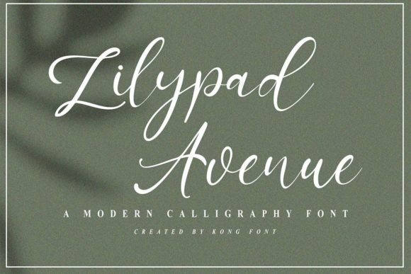 Lilypad Avenue Font for Editorial Design