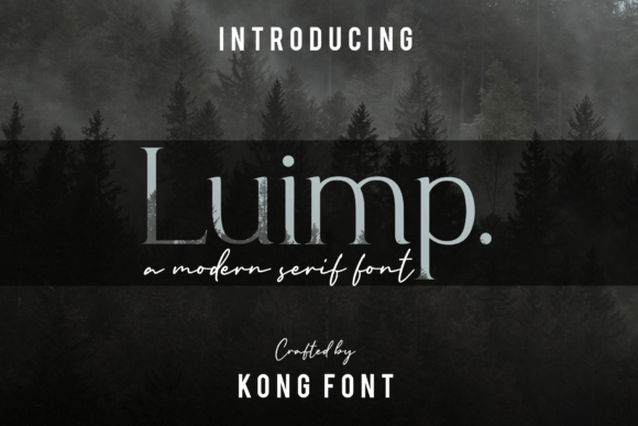 Luimp: A Playful Yet Professional Display Font