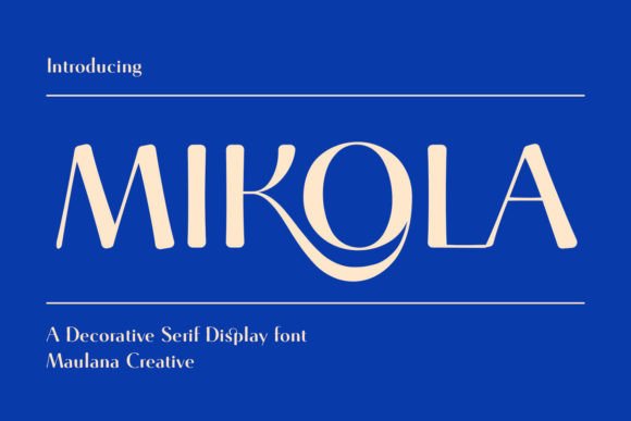 Mikola: A Sophisticated Serif Font for Modern Campaigns