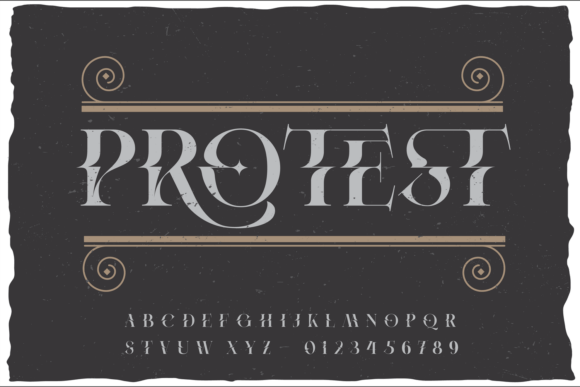 Protest: A Modern Serif Font for Bold Branding