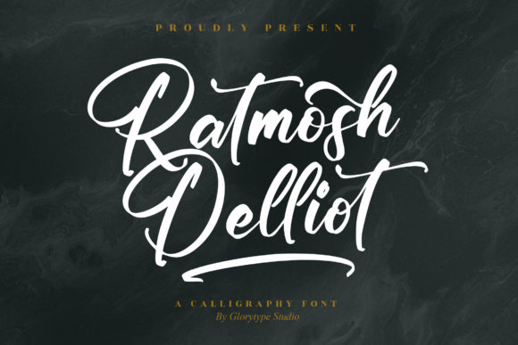 Ratmosh Delliot: A Script Font for Editorial Elegance