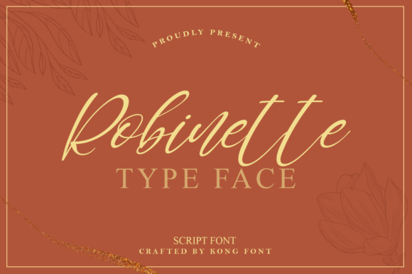Robinette Font for Editorial Design and Content Creation
