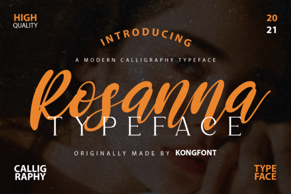 Rosanna: A Playful Script Font for Web Design