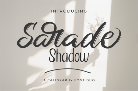 Sarade Shadow Font for Modern Editorial Design