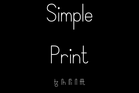 Simple Print: A Modern Sans Serif Font for Clean Branding