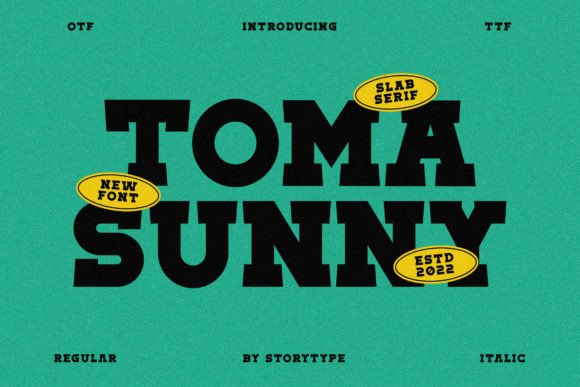 Toma Sunny: A Serif Font for Modern Web Design
