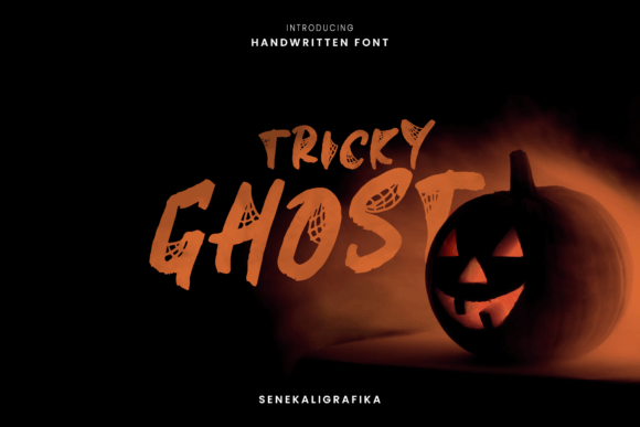Tricky Ghost Font for Halloween-Themed Web Design