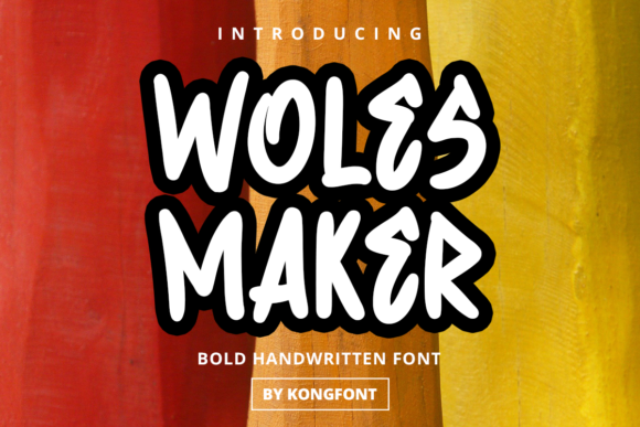Wolesmaker: A Playful Handwritten Script Font for Creative Projects